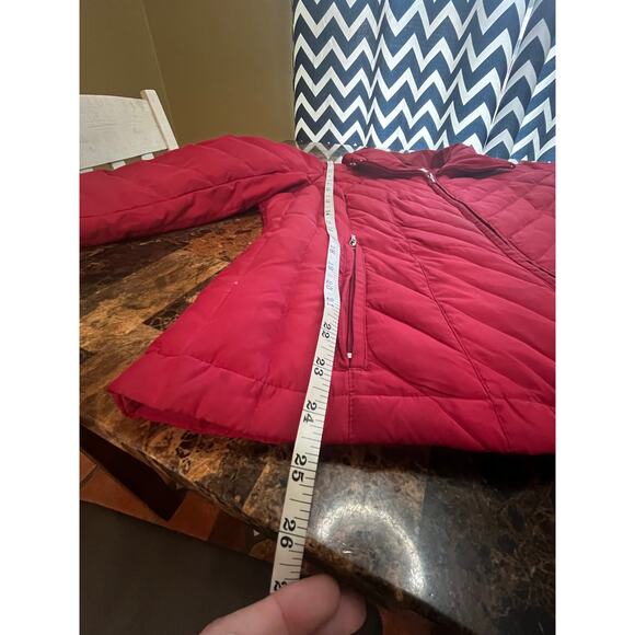 Nine West Red Down Puffer Jacket - Picture 10 of 13